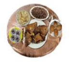 Cena con Cuartos de Pollos Asados para 4 comensales