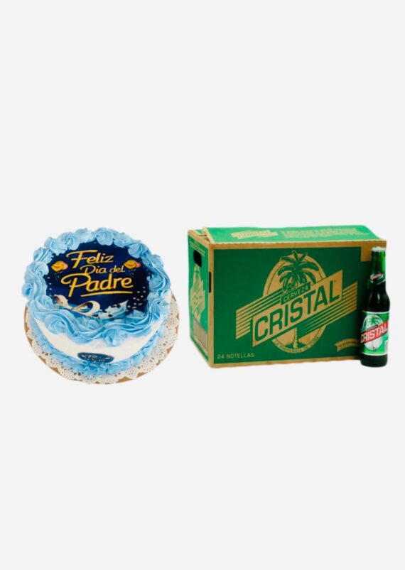 Cake Día del Padre- Caja de Cervezas 24 u