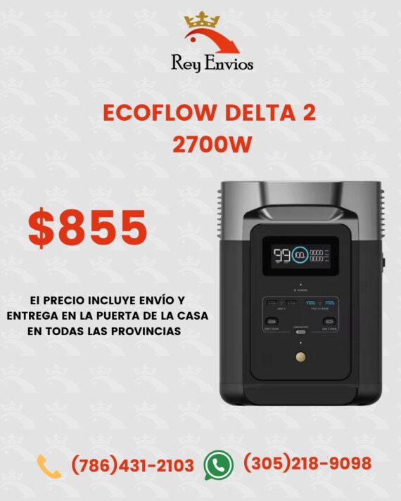ESTACIÓN DE ENERGÍA ECOFLOW DELTA 2 2700W - Imagen 2