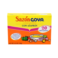 Sazón con azafrán Goya (100 g / 3.52 oz)