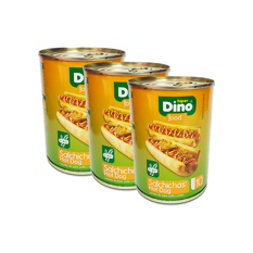Salchichas cocidas de pavo, pollo y cerdo Hiper Dino food (400 g / 14.1 oz)